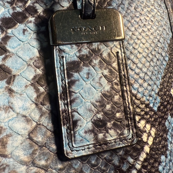 NWT Coach Gramercy Python Handbag - Picture 3 of 9